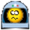 Astronaut Crazy Eyes emoji