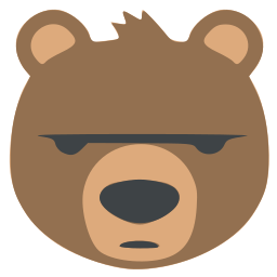 Stare Bear emoji