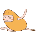 Stretching emoji