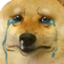 Doge Sad emoji