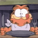 Hungry Garfield emoji