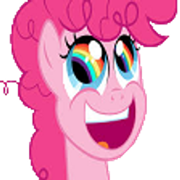 Wow Pinkie Pony emoji