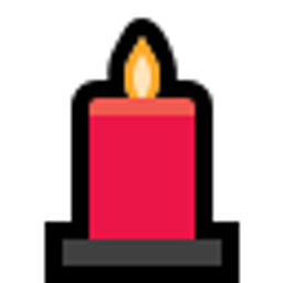 Red Candle emoji