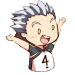 Haikyuu Bohappy emoji