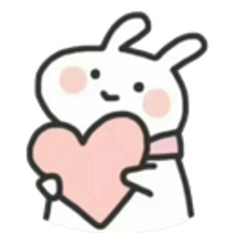 Bunny Holding Heart emoji