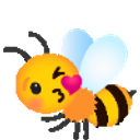 Bumblebee Heart emoji