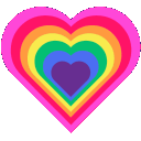 Growingrainbowheart emoji