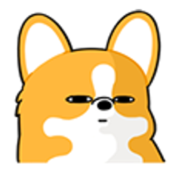 Corgi Watching emoji