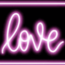 Love Neon emoji