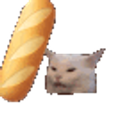 Baguette Bonk Cat emoji