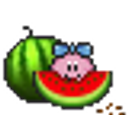 Knuddels Watermelon Girl emoji