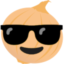 Onion Sunglasses emoji