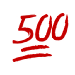 Red 500 Score Underline emoji