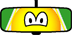 Rear View Mirror emoji