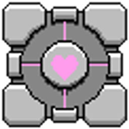 Companion Cube emoji