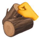 Knock On Wood emoji