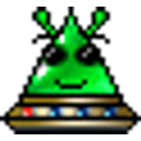 Triangle Alien emoji