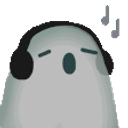 Jammin Ghost emoji