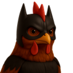 Chicken Batman emoji