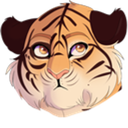 Tiger Pleading Eyes emoji