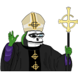 Pope Skeleton Bless emoji