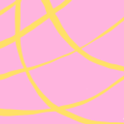 Pink Yellow emoji