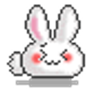 Bunny Tongue emoji