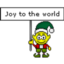 Joy To The World Elf emoji