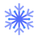 Blue Snowflake Frost emoji