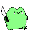 Frog Knife emoji