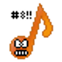 Upset Music Note emoji