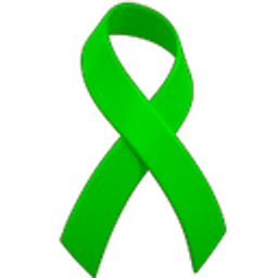 Mental Health Green Ribbon emoji