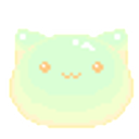Kitty Jelly Green emoji