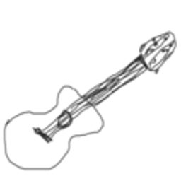 A Guitar emoji
