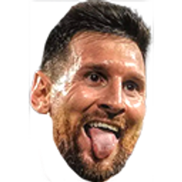 Messi Tongue emoji