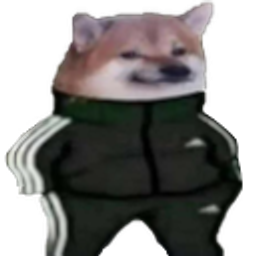 Doge Tracksuit Smug emoji