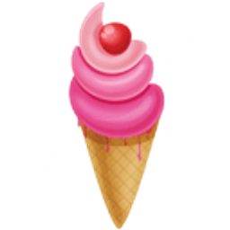 Pink Icecream emoji