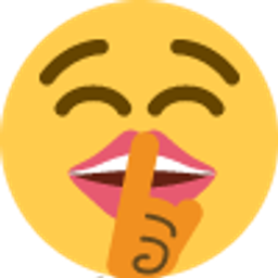 Shush emoji
