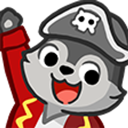 Wolf Pirate emoji