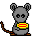 Mouse Frisbee emoji
