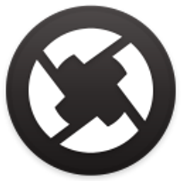 Circle X Mark Dark emoji