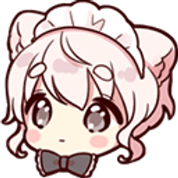 Anime Girl Maid Big Eyes emoji