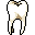 Tooth emoji