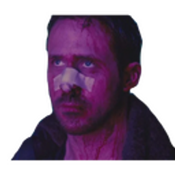 Man Purple Light Stare emoji