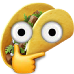Thinking Taco emoji