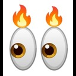 Fire Eyes emoji