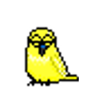Zzz Yellow Bird emoji
