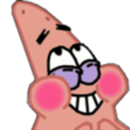 Patrick Blush Shy emoji