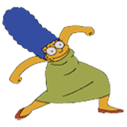 Marge Simpson Krumping emoji