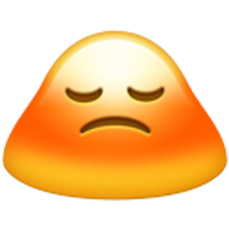 Depressed Candycorn emoji